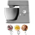 Kenwood Chef XL KVL4100S kjøkkenmaskin i sølv med stor rustfri bolle og K-visp