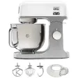 Kenwood kMix KMX750WH kjøkkenmaskin i hvitt med rustfri bolle med håndtak
